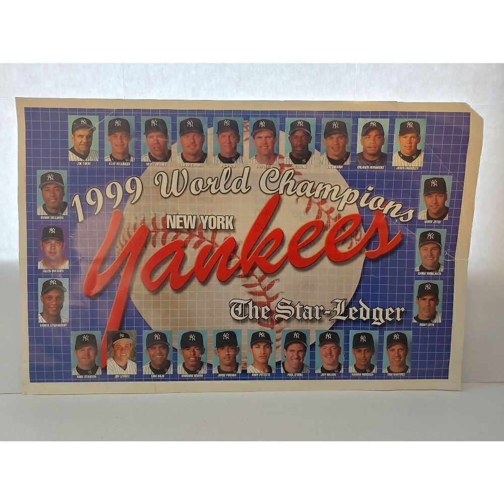 The Star Ledger 1999 World Champion NY Yankees Newspaper Insert